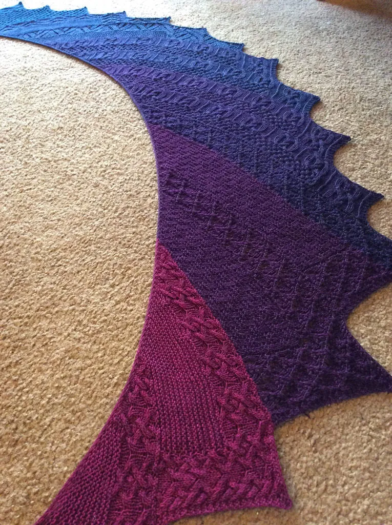 Luckdragon Shawl by Verybusymonkey