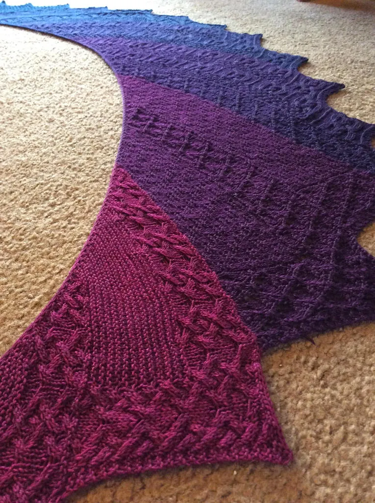 Luckdragon Shawl by Verybusymonkey