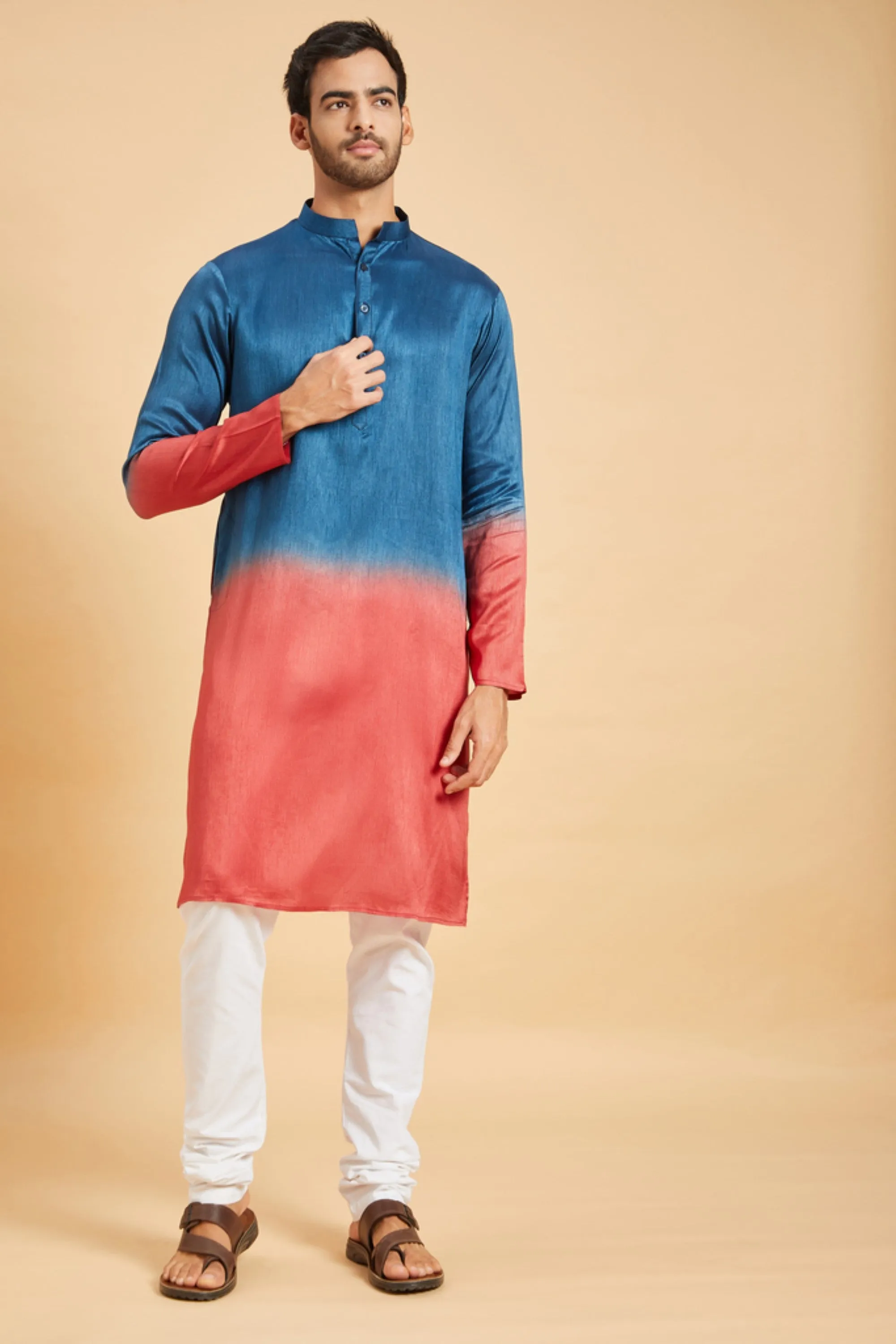 Men's Radical Marino Kurta With Crop Pants - Hilo Design