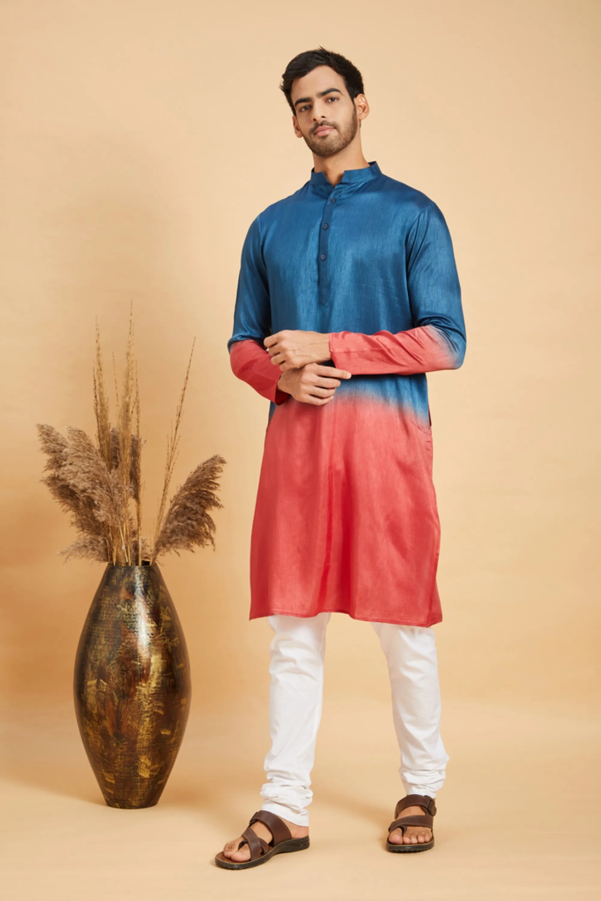 Men's Radical Marino Kurta With Crop Pants - Hilo Design