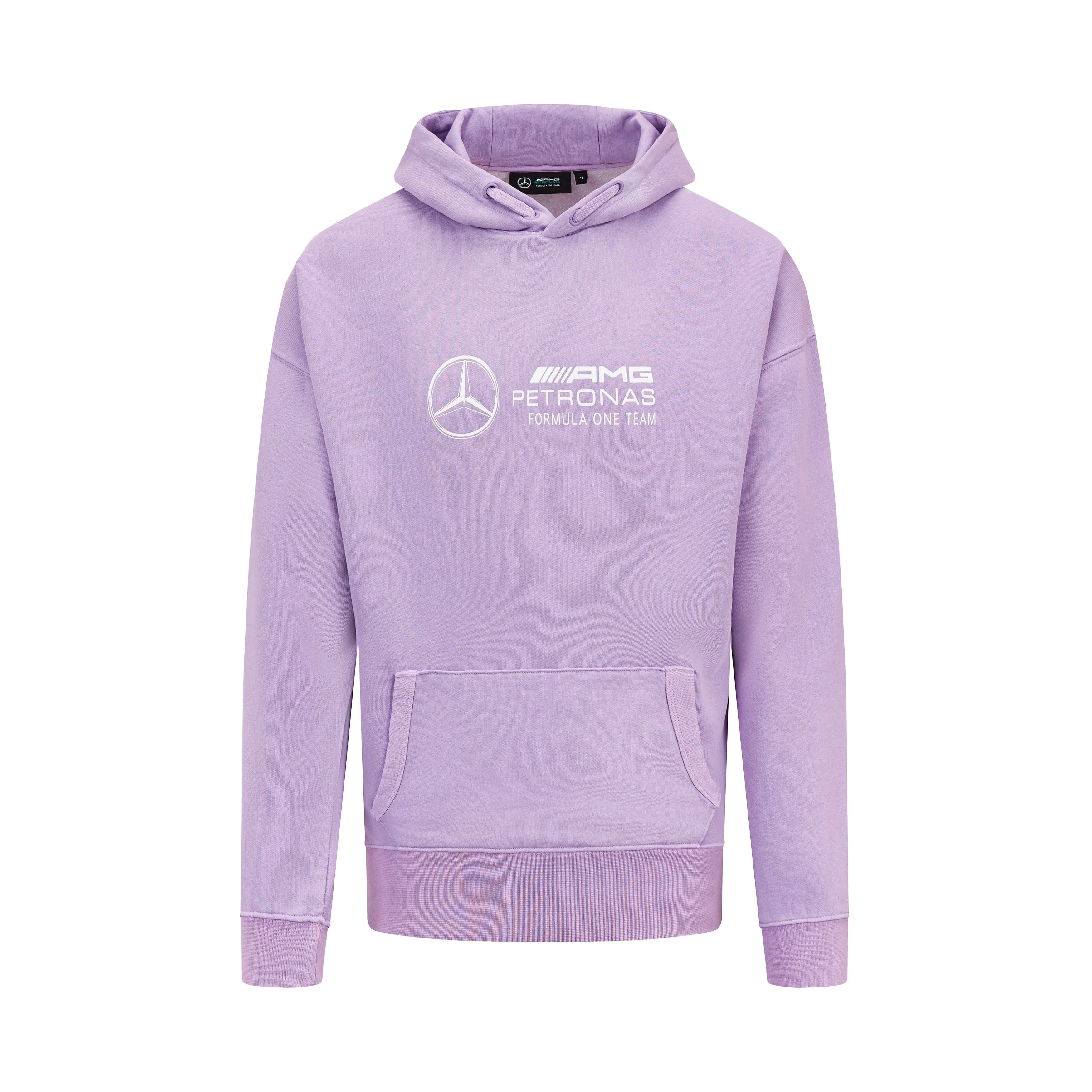 Mercedes AMG Petronas F1 Unisex Retro Hoodie - Mint/Lilac/Blue