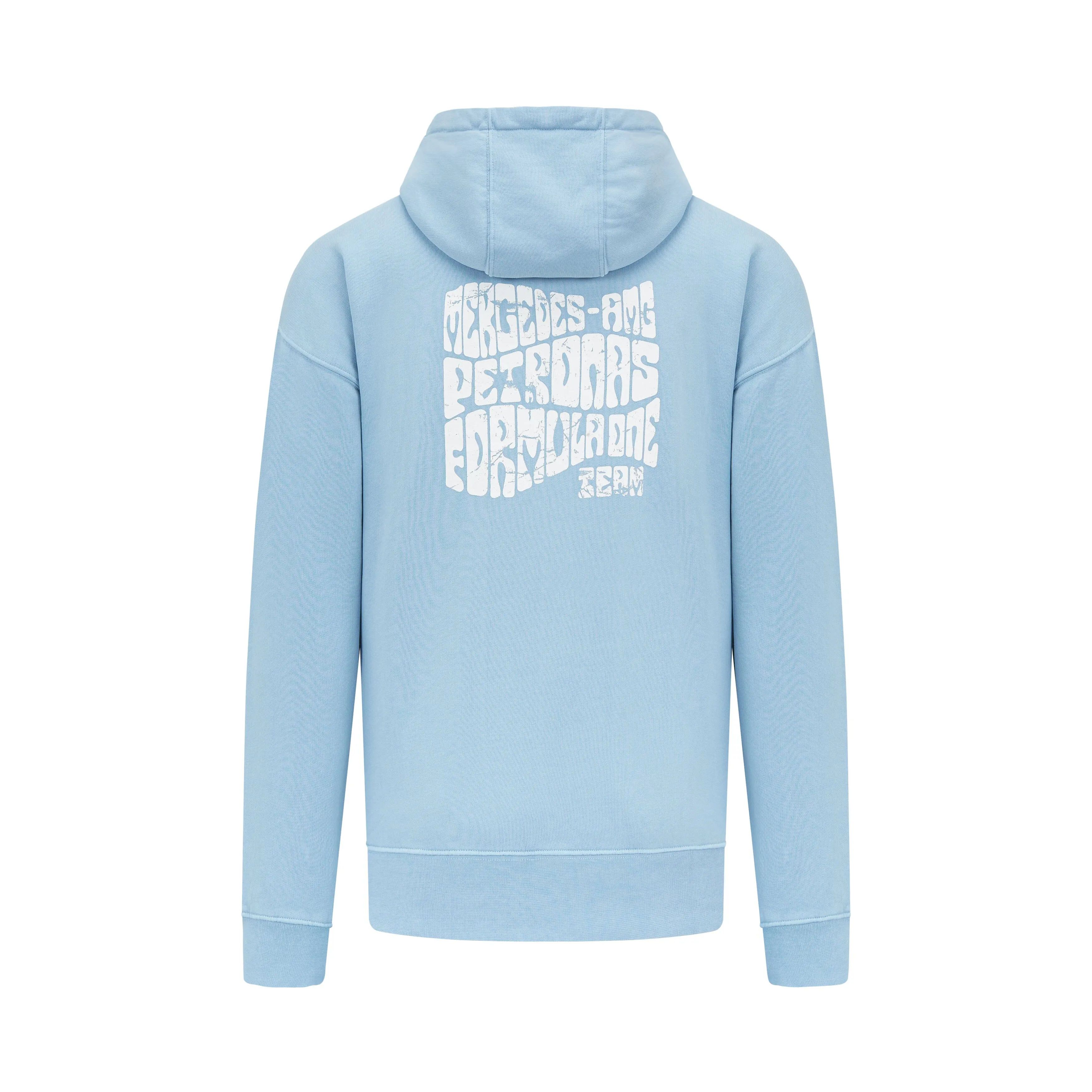 Mercedes AMG Petronas F1 Unisex Retro Hoodie - Mint/Lilac/Blue