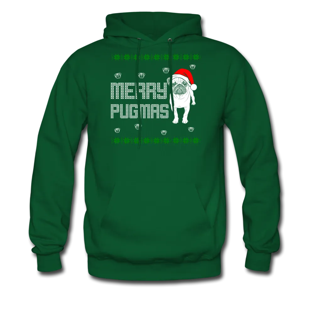 Merry Pugmas Men's Hoodie