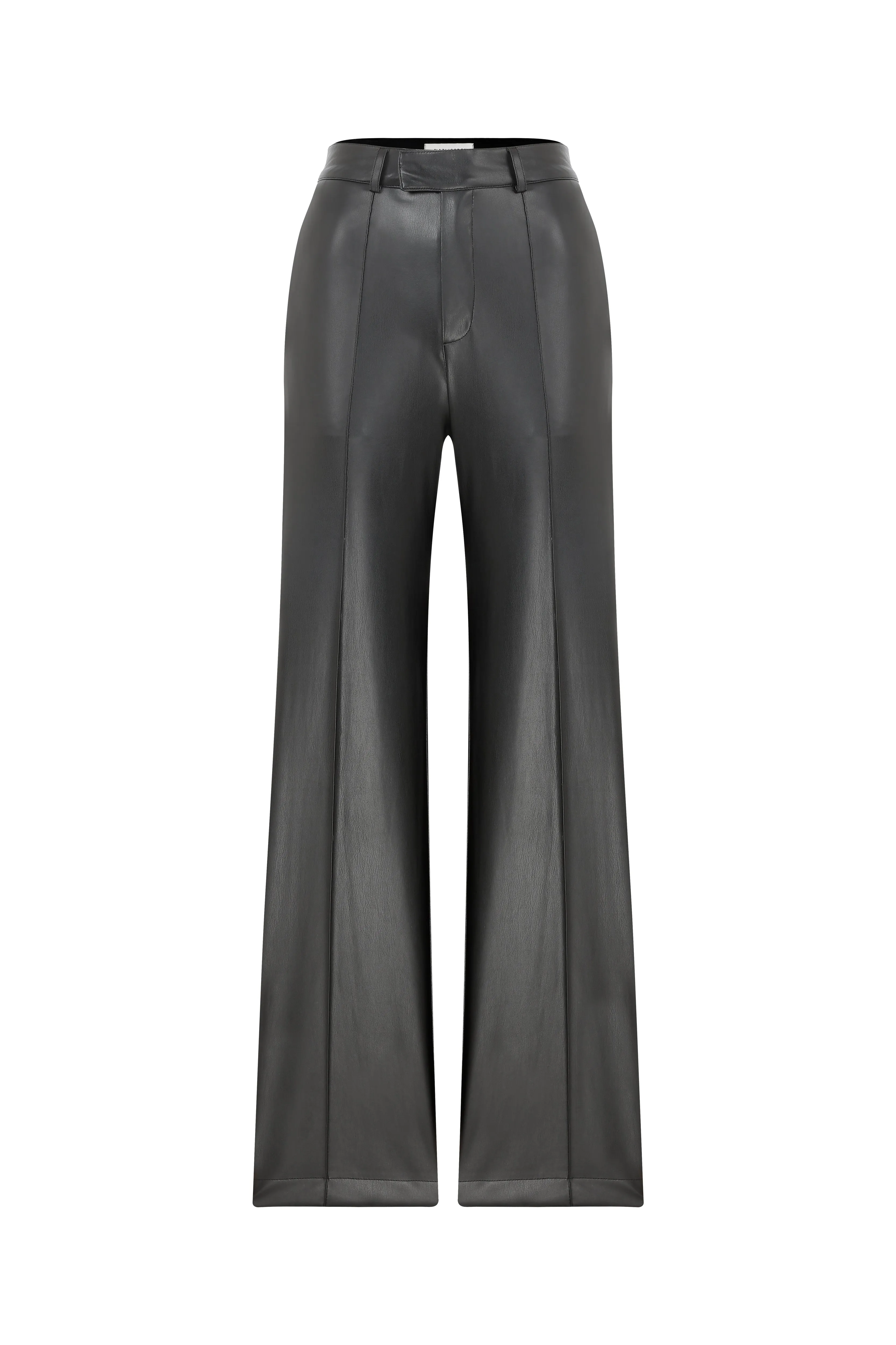 Millie Straight Cut Vegan Leather Trousers