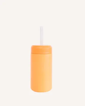 MontiiCo 350ml Smoothie Cup & Straw - Tangerine