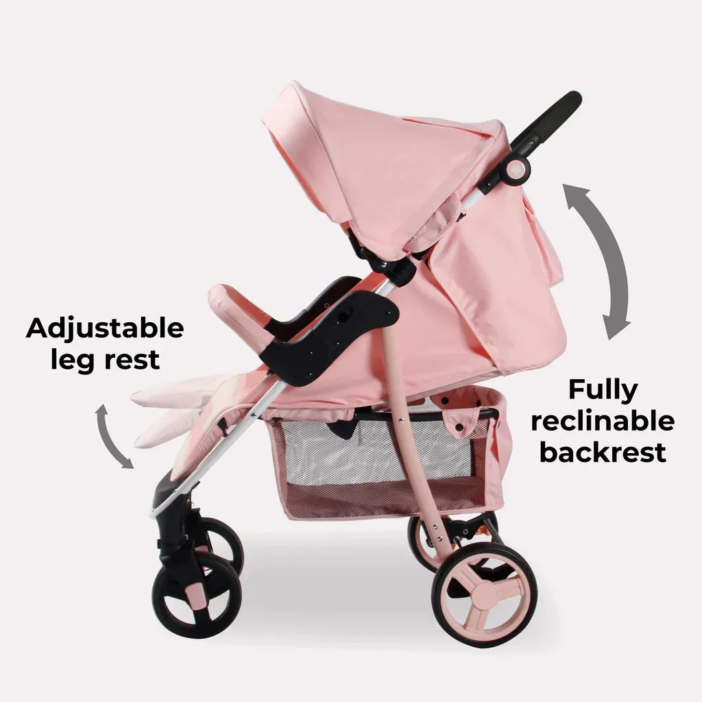 My Babiie MB30 Pushchair - Pink Stripes