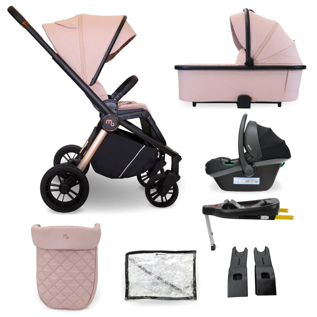 My Babiie MB450i 3-in-1 Travel System - Pastel Pink