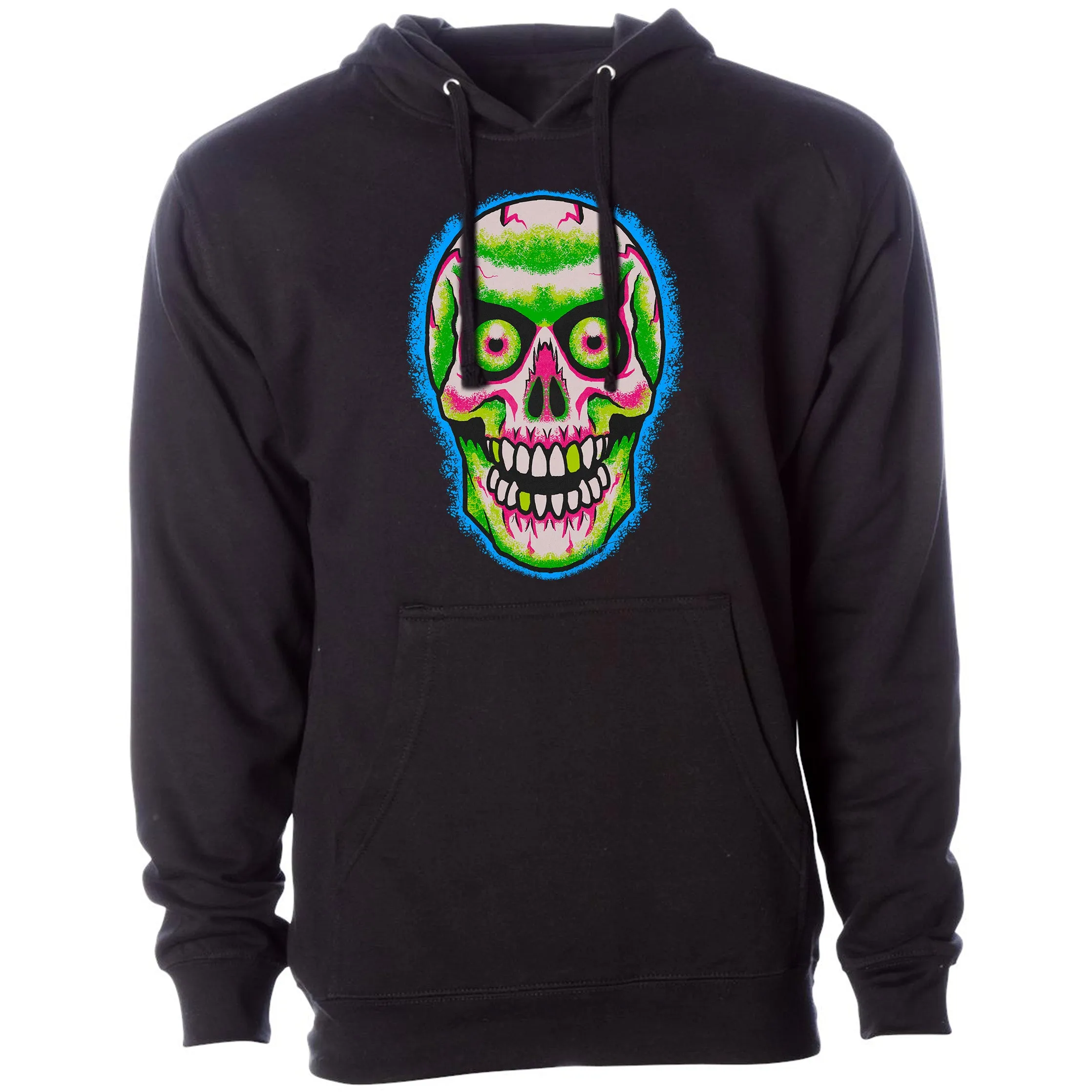 Neon Skull Unisex Hoodie