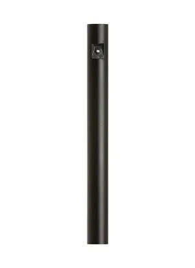 Outdoor Posts Collection - Aluminum Post with Photo Cell | Finish: Black - 8112-12