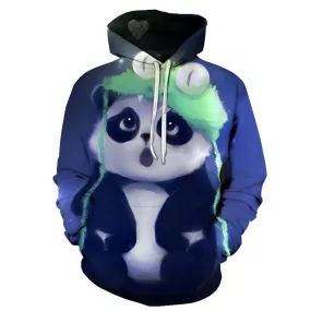 Panda Zip Hoodie