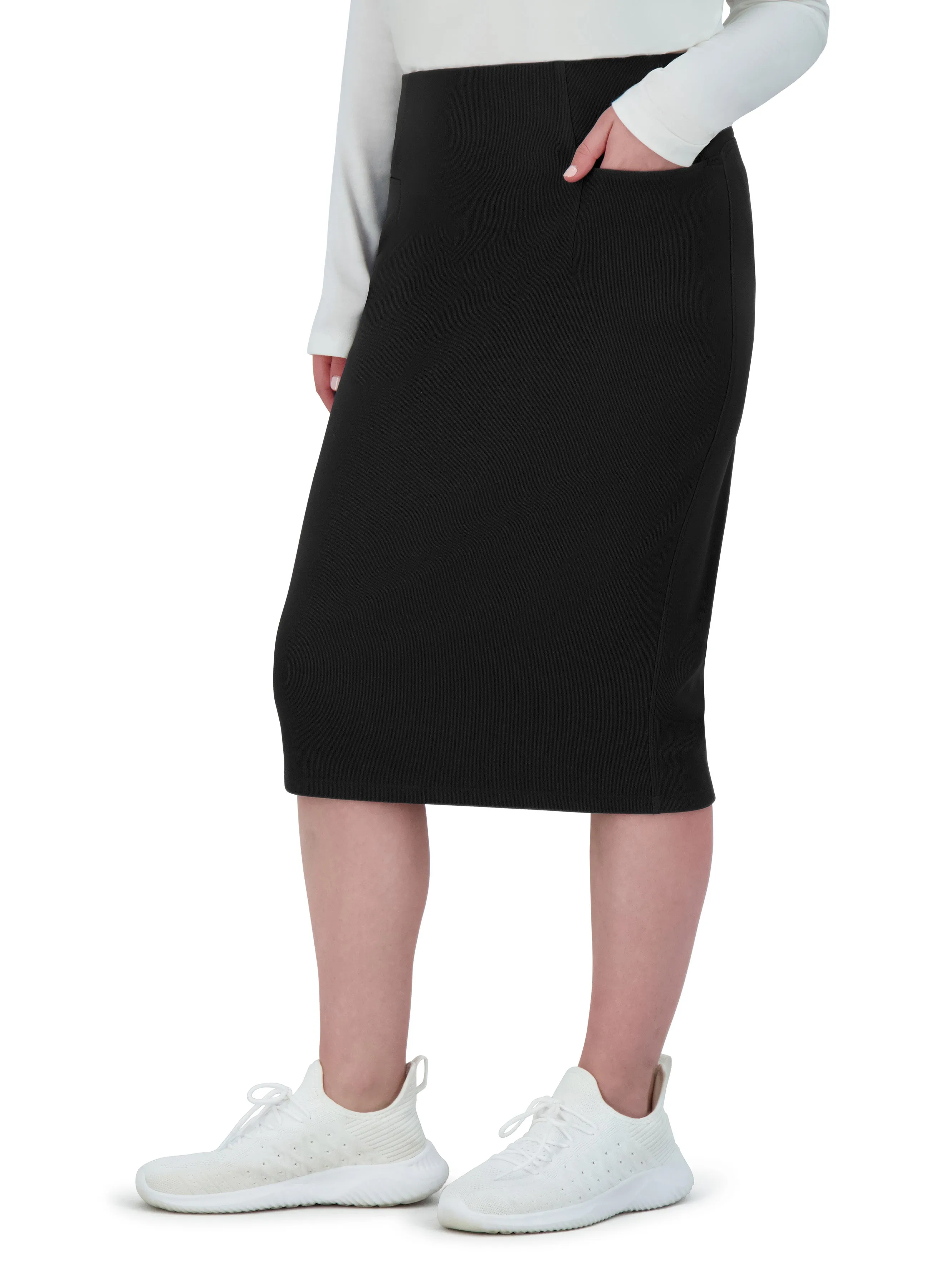 Perfect Fit Pencil Skirt 26" - Black