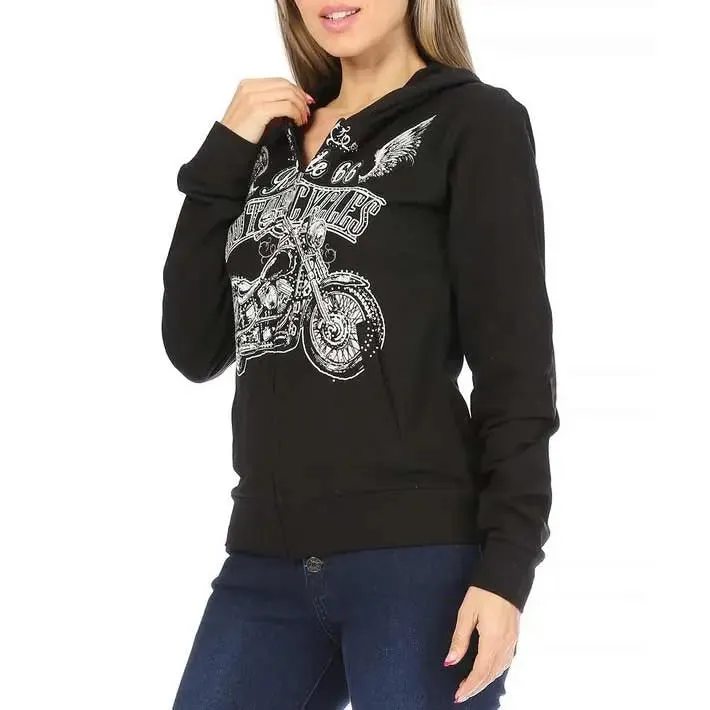 Platinum Plush Women's Route 66 Full Zip Hoodie