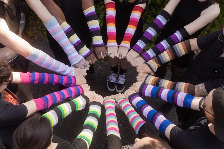 Pride Stripes Arm Warmers