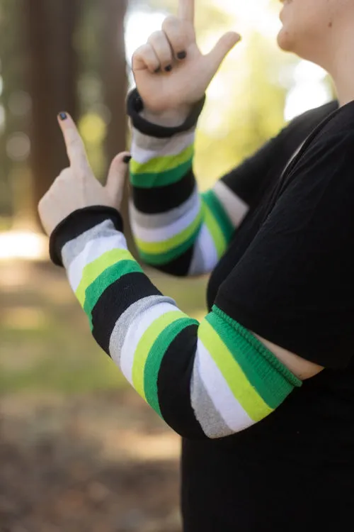 Pride Stripes Arm Warmers