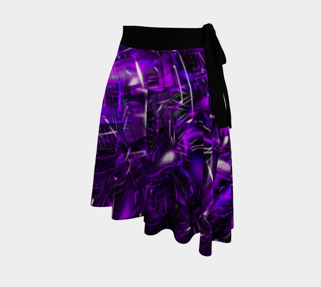 Purple Portal Wrap Skirt