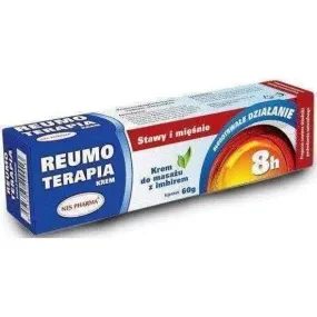 REUMO THERAPY cream with ginger 60g back muscle pain relief, leg pain, painful legs