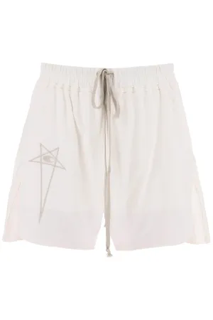 Rick owens 'champion x rick owens' dolphin cotton shorts