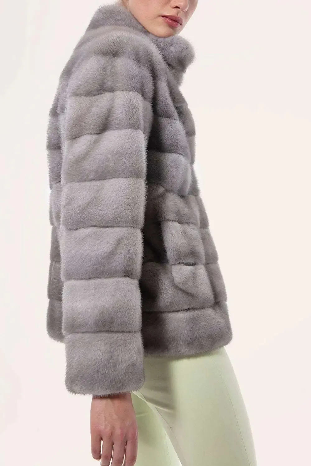 Sapphire mink jacket