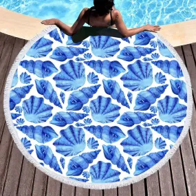 Shelly Round Beach Towel