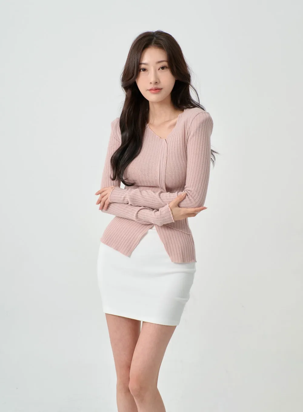 Simple Pencil Mini Skirt IO27