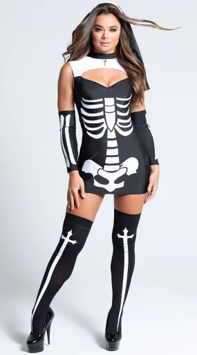 Skeleton Nun Costume