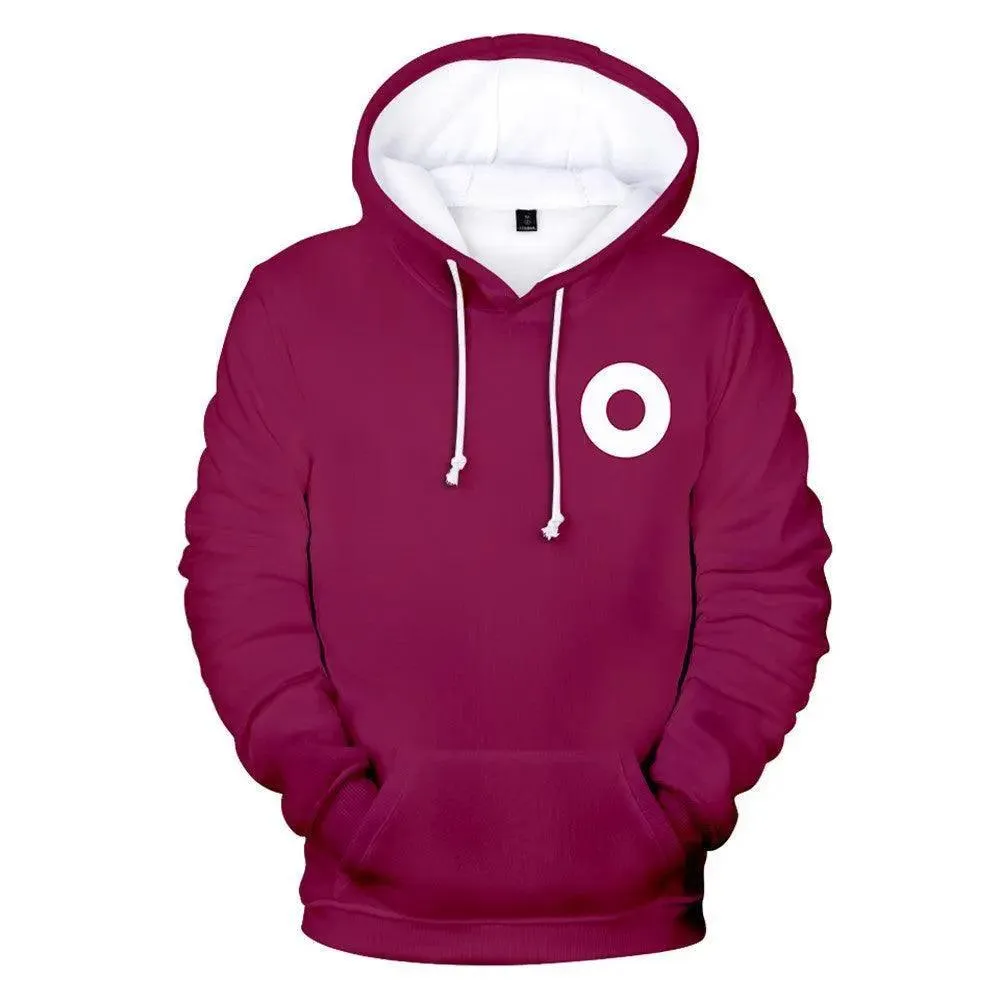 Squid Game - Circle Symbol Type Round Collar Hoodie