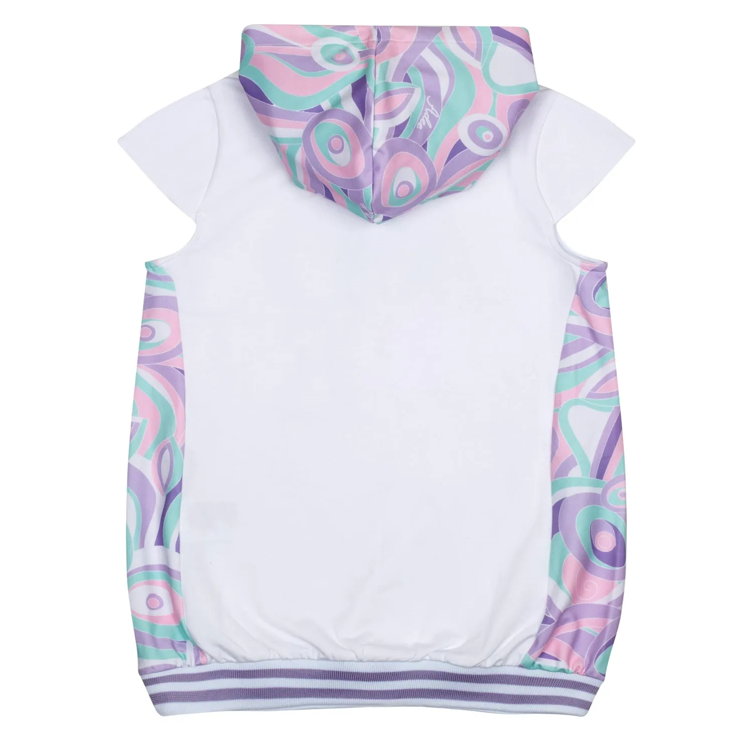 SS24 A Dee Girls Nadia Popping Pastels Hooded Dress