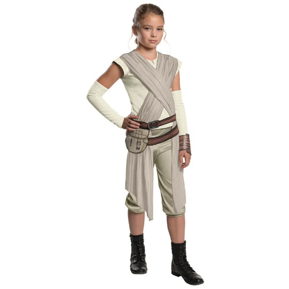 Star Wars Rey Costume GIRLS Deluxe Kids Child Youth Outfit