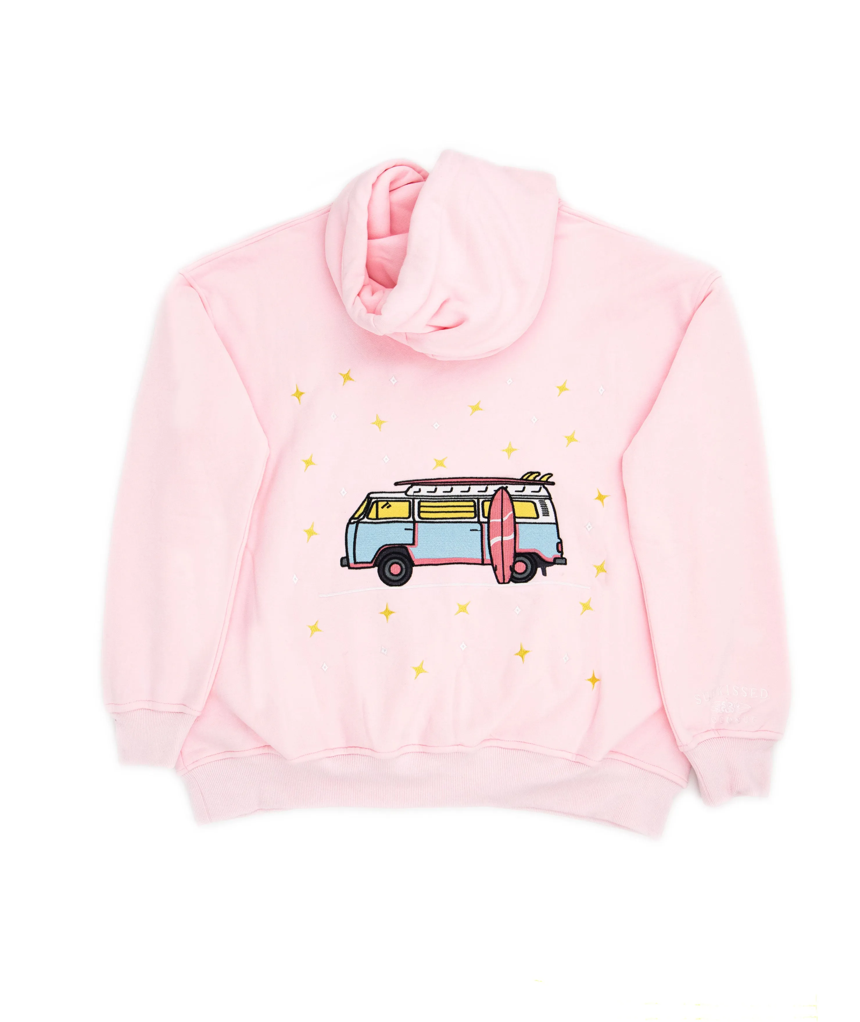 Sunkissed Coconut Juniors Embroidered Van Star Hoodie