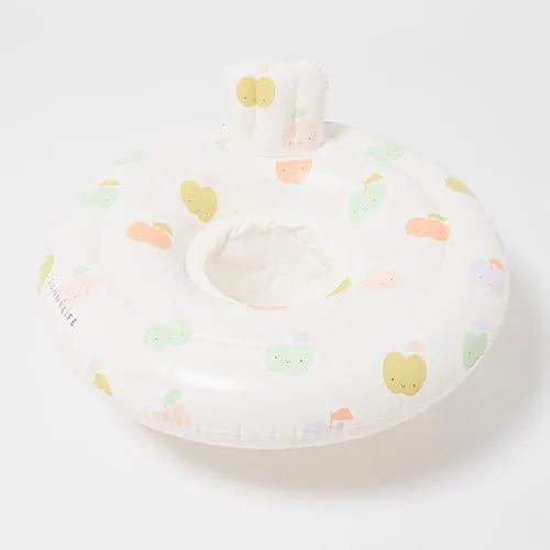 SUNNYLiFE Baby Seat Float Apple Sorbet Multi