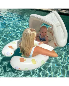 Sunnylife Float Together Baby Seat Apple Sorbet Multi