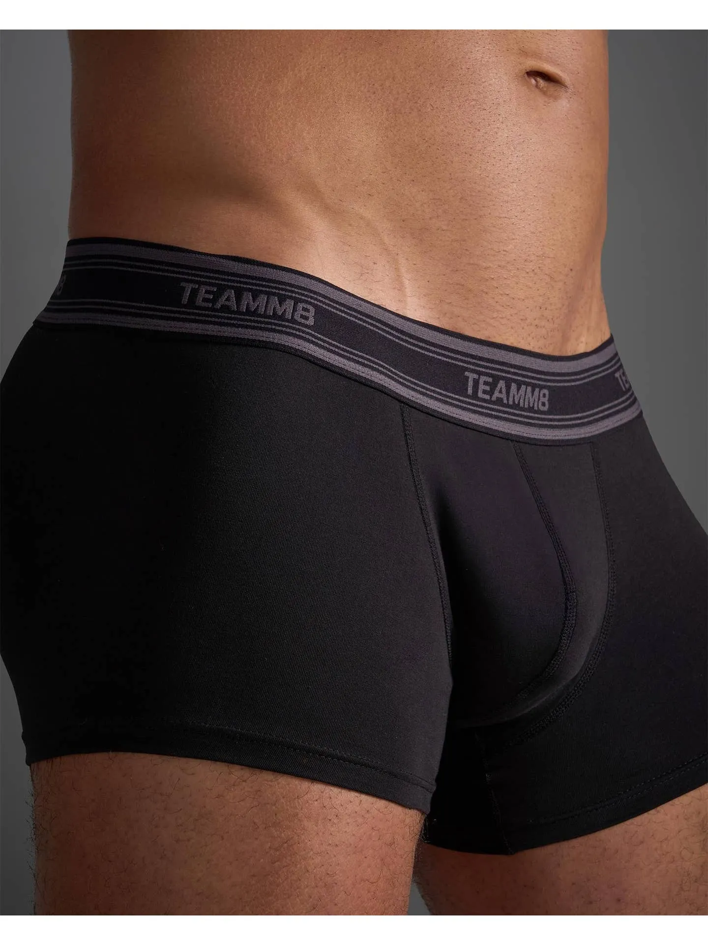 TEAMM8 New Classic Cotton Trunk - Black