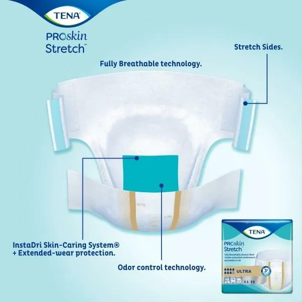 TENA ProSkin Stretch Briefs in Ultra and Super Absorbency