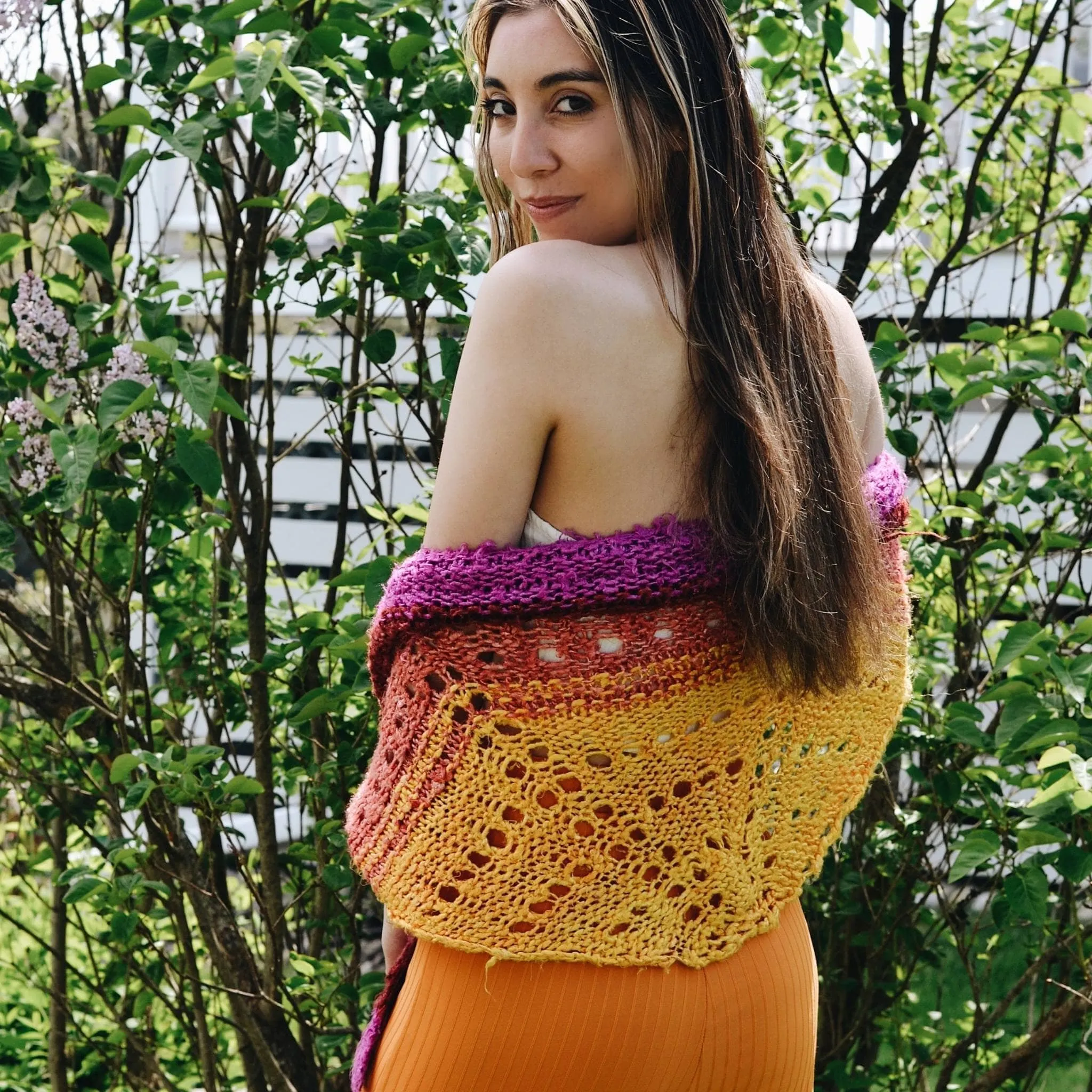 That Sunset was Bananas! Shawl Kit