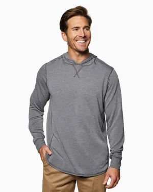 Toes On The Nose Schooner | Long Sleeve Hoodie (Sea Silk) in Dark Heather Gray