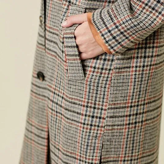 Tonia Plaid Coat