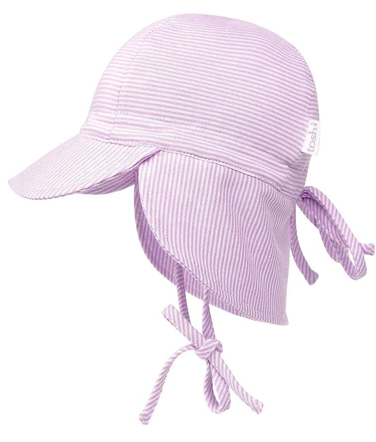 Toshi Baby Flap Cap - Lavender