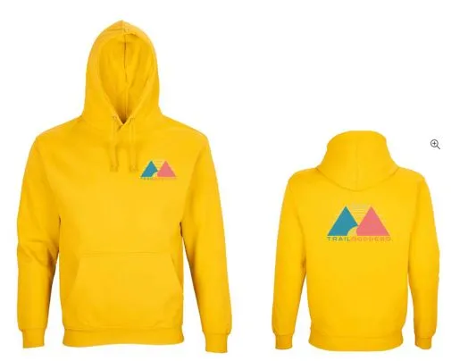 Trail Goddess Gold fleece hoodie