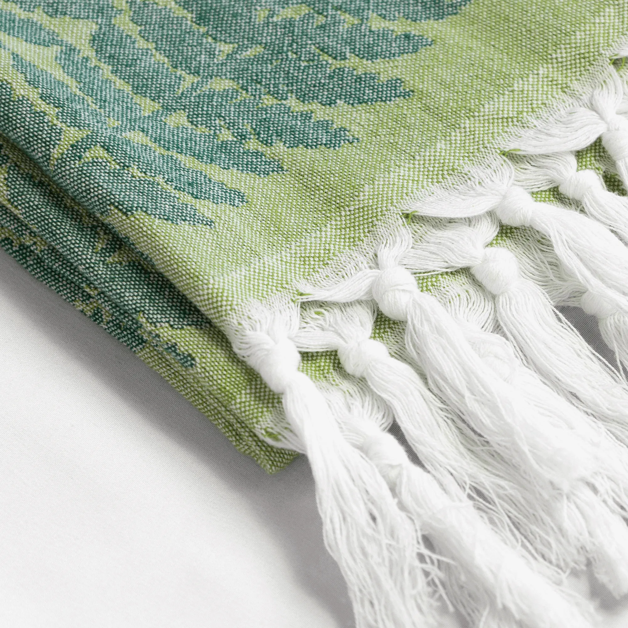 Turkish Cotton Towel Set / Fern in Green