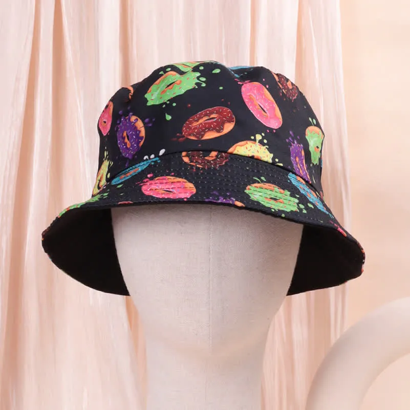 Unisex Creative Graffiti Printing Bucket Hat