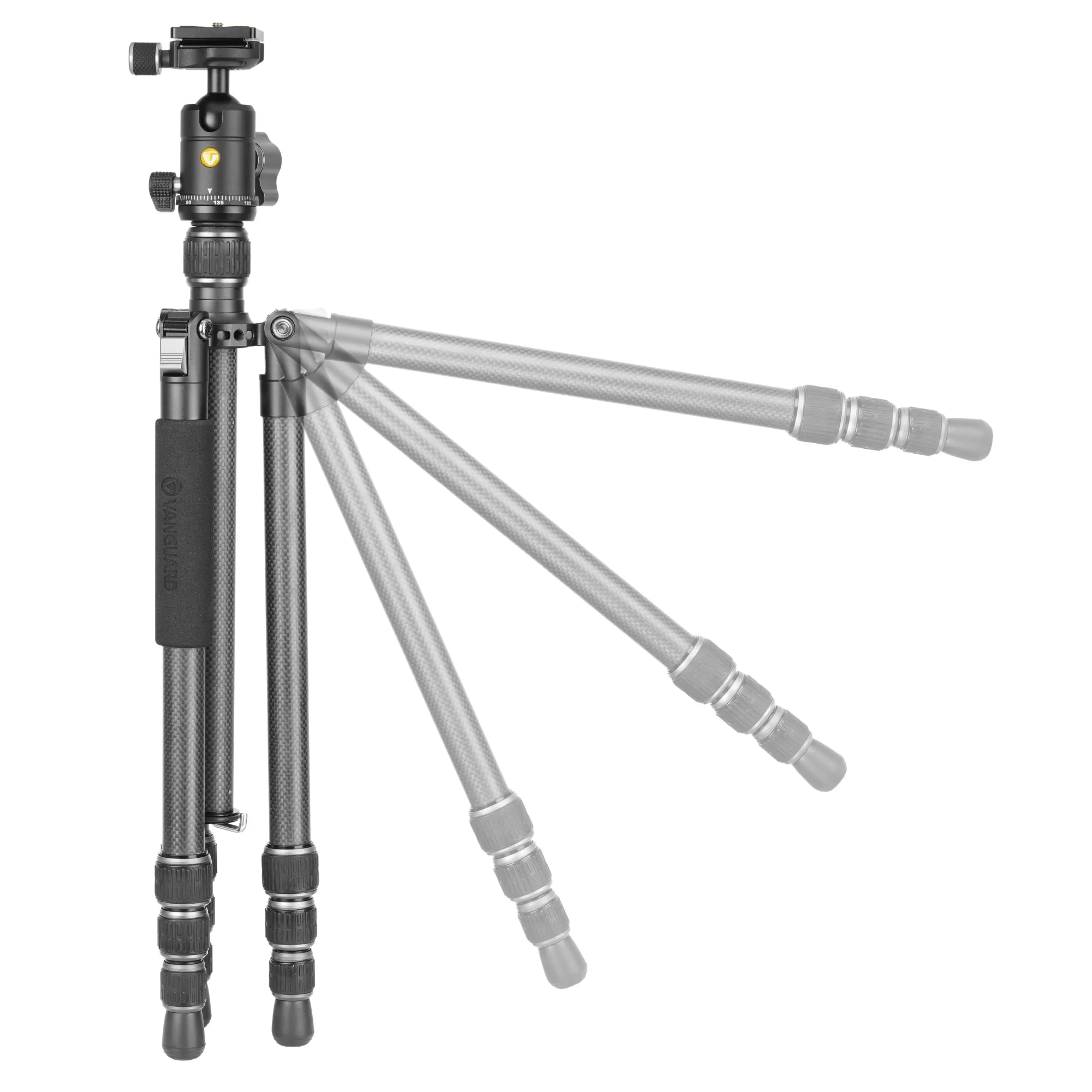 Vesta GO 234CB Carbon Fiber Travel Tripod w/ Ball Head