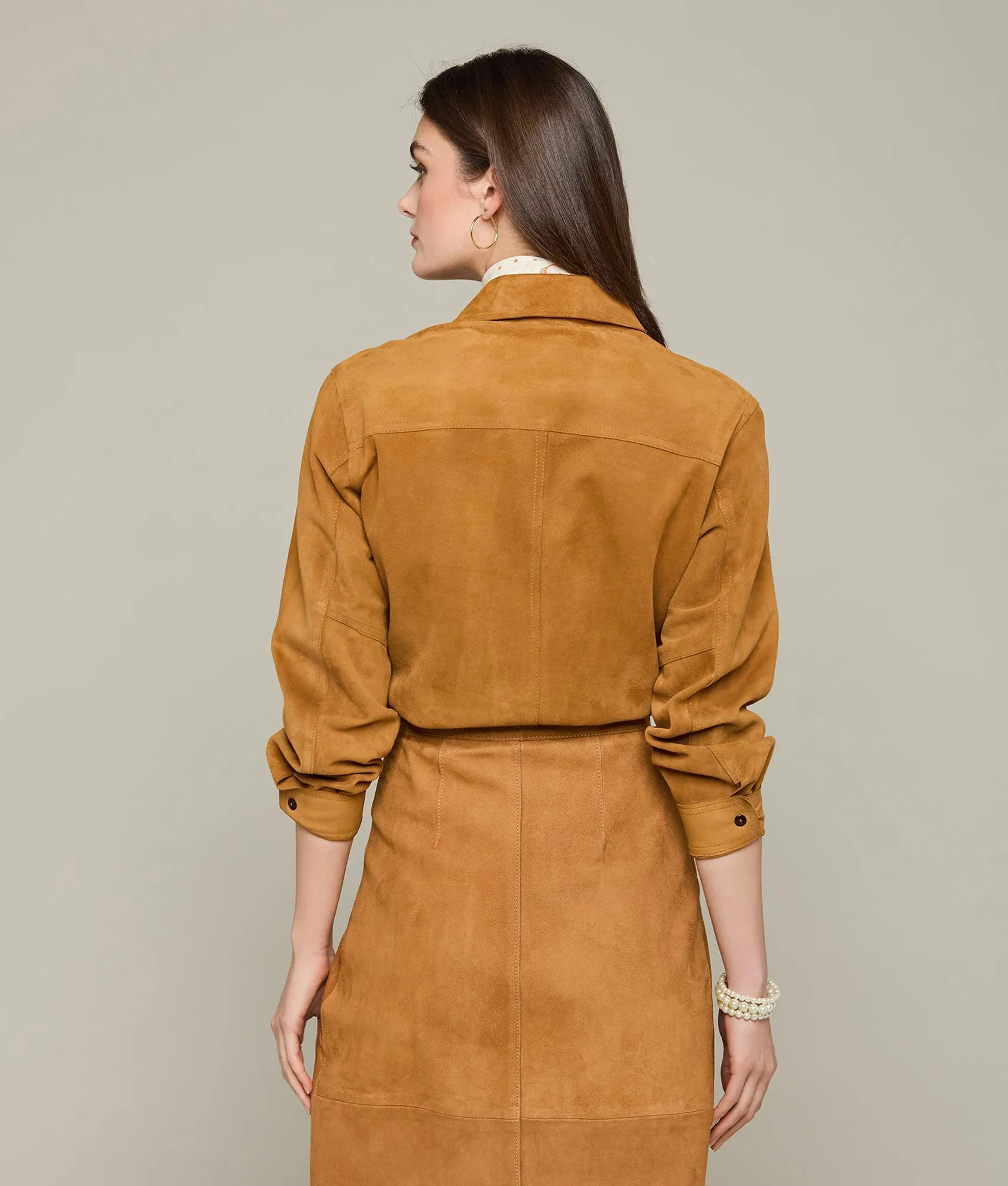 Women's Shacket :: Cinnamon