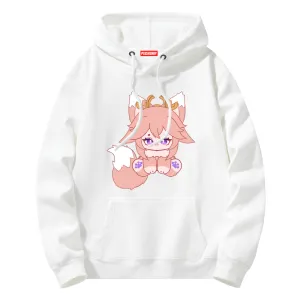 Yae Miko Meow Creative Hoodie/T-shirt Genshin