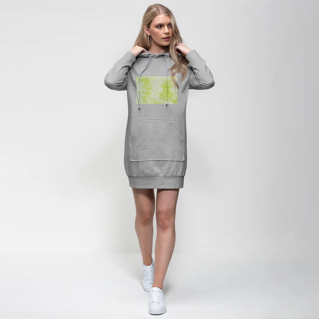 Yellow Cloud Premium Adult Hoodie Dress