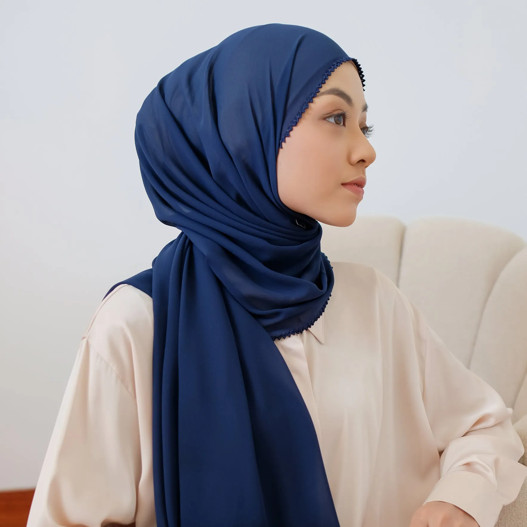 Ziza Shawl Navy